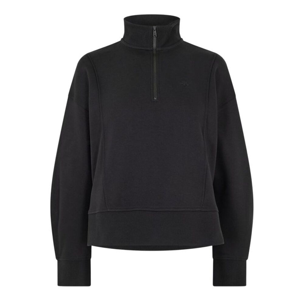 Timberland Womens/Ladies Fleece Quarter Zip Sweatshirt / Black